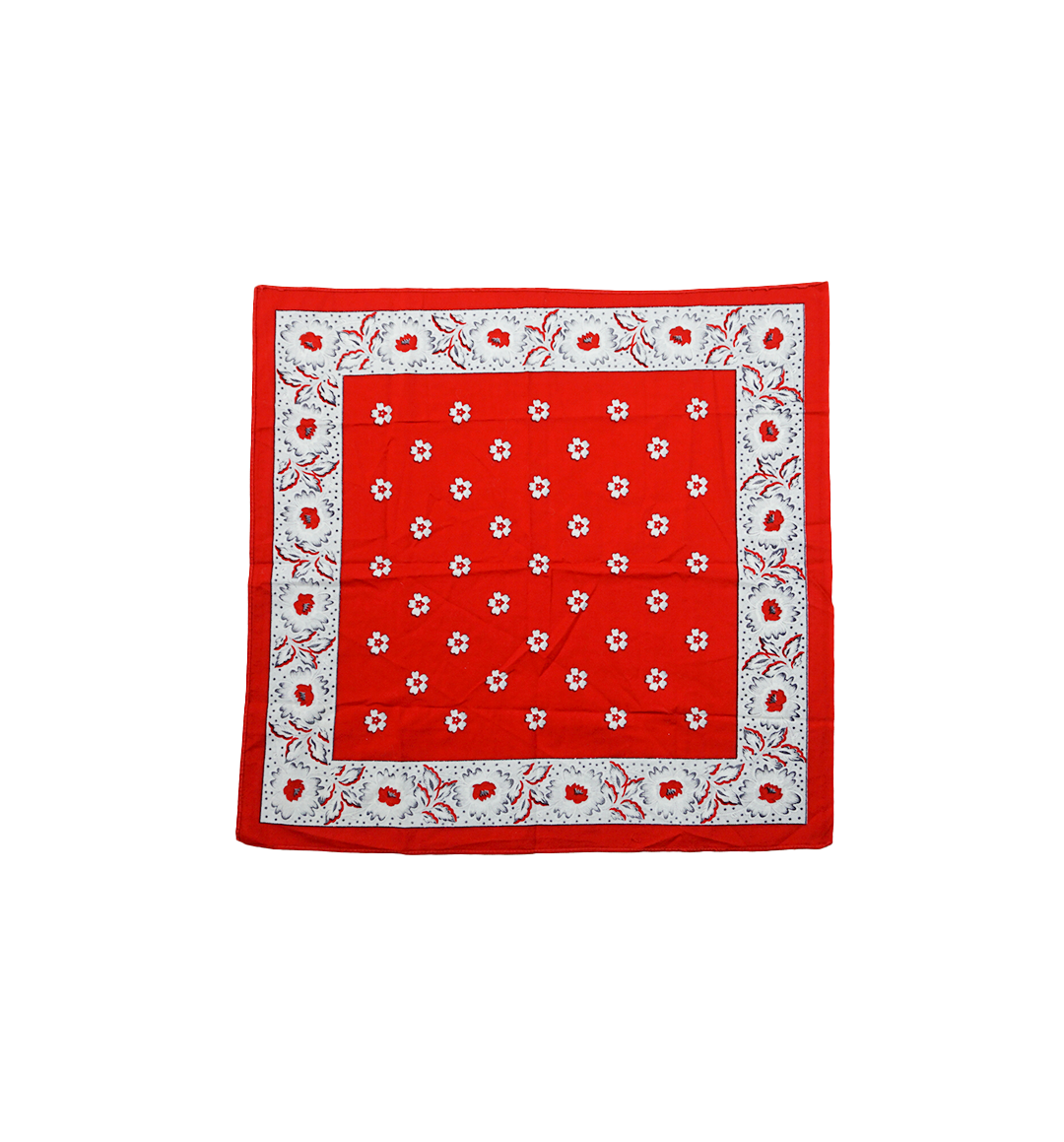 Rotes Blumen Bandana