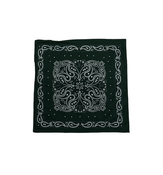 Dunkelgrünes Bandana