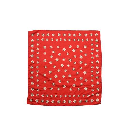 Rotes Blumen Bandana