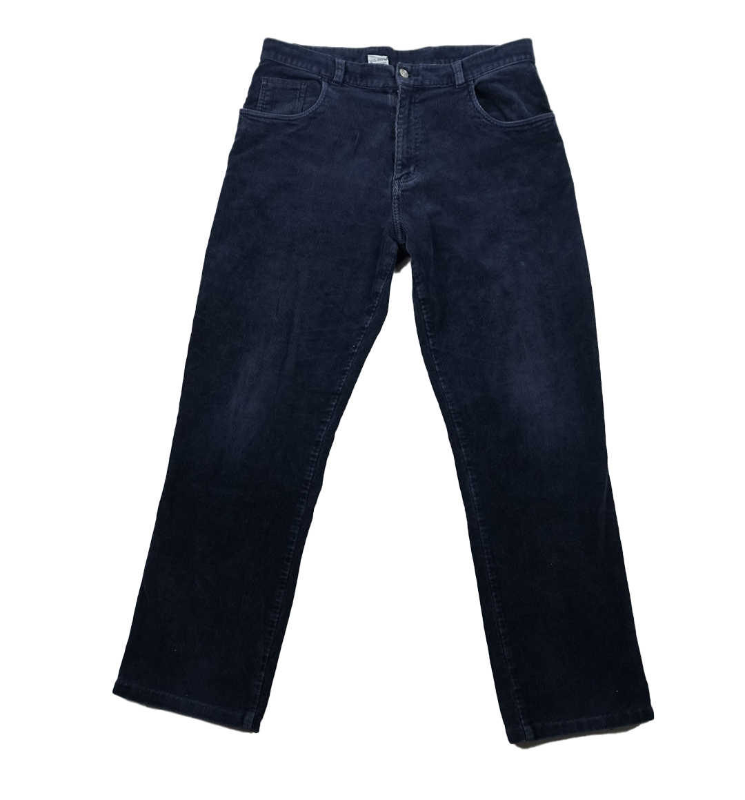 Dunkelblaue Cordhose